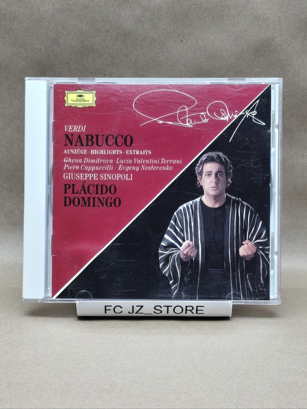 Verdi: Nabucco - Highlights Domingo • Sinopoli (Audio CD, Deutsche Grammophon)..